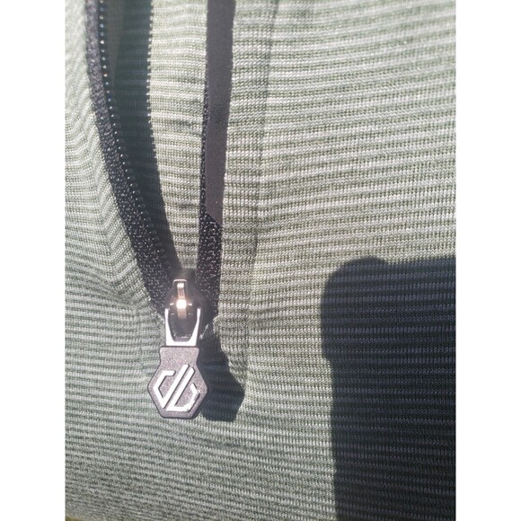 Dare 2B Womens Green Polyester Pullover T-Shirt Size 8 Med Crew Neck Zip Running - Picture 4 of 16